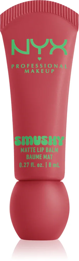 NYX Professional Makeup Smushy Matte Lip Balm - Бальзам для губ с матовым покрытием, 8 мл, оттенок Snuggle Szn