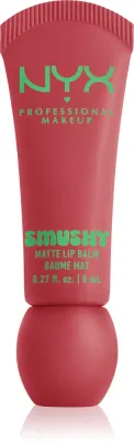 NYX Professional Makeup Smushy Matte Lip Balm - Бальзам для губ с матовым покрытием, 8 мл, оттенок Snuggle Szn