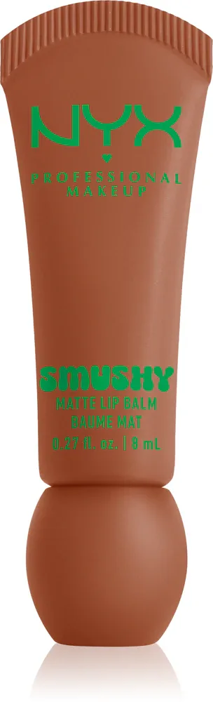 NYX Professional Makeup Smushy Matte Lip Balm - Бальзам для губ с матовым покрытием, 8 мл, оттенок Soft Smile