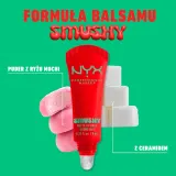NYX Professional Makeup Smushy Matte Lip Balm - Бальзам для губ с матовым покрытием, 8 мл, оттенок Soft Sorbet — фото 4