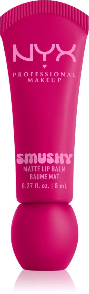 NYX Professional Makeup Smushy Matte Lip Balm - Бальзам для губ с матовым покрытием, 8 мл, оттенок She's Serving
