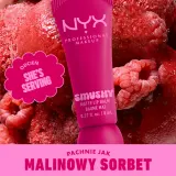 NYX Professional Makeup Smushy Matte Lip Balm - Бальзам для губ с матовым покрытием, 8 мл, оттенок She's Serving — фото 3