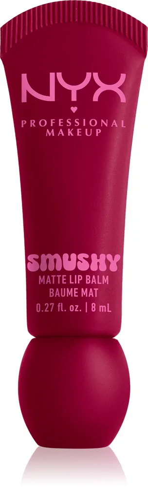 NYX Professional Makeup Smushy Matte Lip Balm - Бальзам для губ с матовым покрытием, 8 мл, оттенок Squeeze N' Sizzle