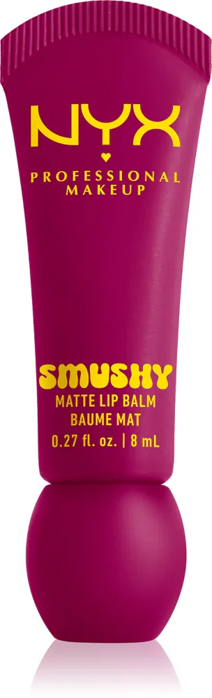NYX Professional Makeup Smushy Matte Lip Balm - Бальзам для губ с матовым покрытием, 8 мл, оттенок Silly Sippin'
