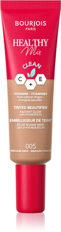 Bourjois Healthy Mix - Легкое увлажняющее тональное средство, 30 мл, оттенок 005 Medium Deep