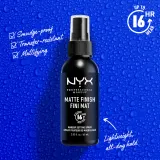 NYX Professional Makeup Makeup Setting Spray Matte - Спрей для фиксации загара — фото 3
