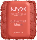 NYX Professional Makeup Buttermelt Blush - Пудровый румянец, 5 г, оттенок Butta Sunset Sorbet — фото 2