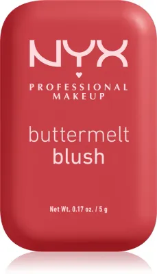 NYX Professional Makeup Buttermelt Blush - Пудровый румянец, 5 г, оттенок Butta Than Coral