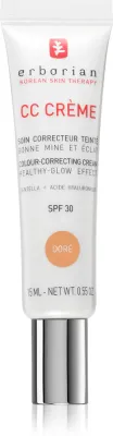 Erborian CC Creme Centella Asiatica - Крем для лица, выравнивающий тон и осветляющий кожу SPF 25, маленькое упаковочное, 15 мл, оттенок Doré