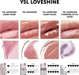 Yves Saint Laurent Loveshine Candy Glow - Тонирующий бальзам для губ, 3.1 г, оттенок 9B Cherry Bliss — фото 2
