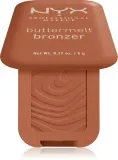 NYX Professional Makeup Buttermelt Bronzer - Бронзирующий крем, 5 г, оттенок Butta Ballin — фото 1