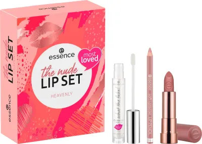 essence The Nude Lip Set - Подарочный набор для губ Heavenly