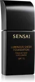 Sensai Luminous Sheer Foundation - Тональная основа с SPF 15, осветляющая, 30 мл, оттенок LS204 Honey Beige — фото 1