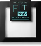 MAYBELLINE NEW YORK Fit Me! Matte+Poreless - Пудра матирующая, 9 г, оттенок 090 Translucent — фото 1