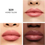 GUERLAIN KissKiss Bee Glow - Питательный увлажняющий бальзам для губ, 3.2 г, оттенок 309 Honey Glow — фото 3