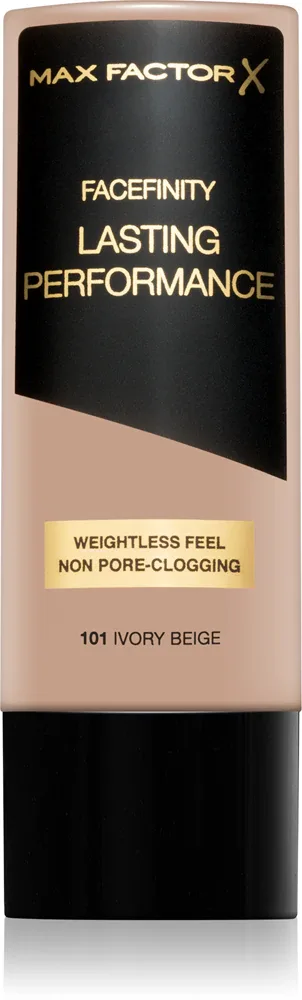 Max Factor Facefinity Lasting Performance - Тональная основа для долговременного эффекта, 35 мл, оттенок 101 Ivory Beige
