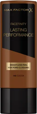 Max Factor Facefinity Lasting Performance - Тональная основа для долговременного эффекта, 35 мл, оттенок 140 Cocoa