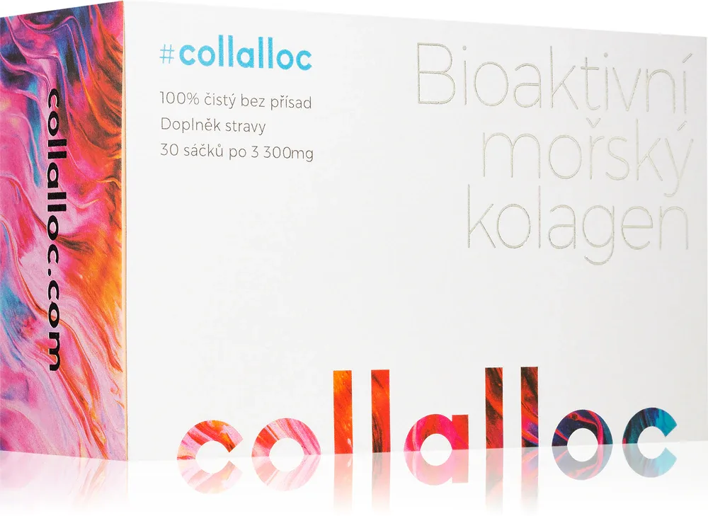 Пищевая добавка Collalloc Bioactive Marine Collagen с морским коллагеном, для волос, ногтей и кожи, 30× 3,3 г