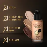Max Factor Facefinity All Day Flawless - Тональная основа с защитой SPF 20, 30 мл, оттенок 45 Warm Almond — фото 6