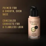 Max Factor Facefinity All Day Flawless - Тональная основа с защитой SPF 20, 30 мл, оттенок 55 Beige — фото 5