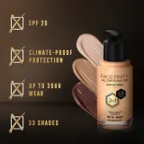 Max Factor Facefinity All Day Flawless - Тональная основа с защитой SPF 20, 30 мл, оттенок 44 Warm Ivory — фото 4