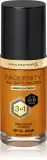 Max Factor Facefinity All Day Flawless - Тональная основа с защитой SPF 20, 30 мл, оттенок W95 Hazelnut — фото 1