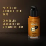 Max Factor Facefinity All Day Flawless - Тональная основа с защитой SPF 20, 30 мл, оттенок W95 Hazelnut — фото 4