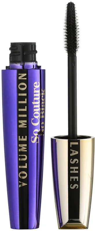 L’Oreal Paris Volume Million Lashes So Couture So Black - Тушь для ресниц, увеличивающая объем и утолщающая, 9.5 мл, оттенок Extra Black