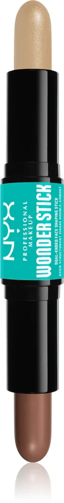 NYX Professional Makeup Wonder Stick Dual Face Lift - Двусторонний карандаш для контурирования, 2 г, оттенок 02 Universal Light