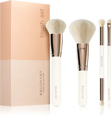 BrushArt Basic Brush set - Косметический набор кистей, 4 шт