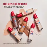 Rimmel Lasting Finish 35H Hydration Boost - Тональный флюид с SPF 20, увлажняющий, 30 мл, оттенок 070 Sesame — фото 4