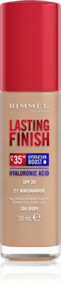 Rimmel Lasting Finish 35H Hydration Boost - Тональный флюид с SPF 20, увлажняющий, 30 мл, оттенок 100 Ivory