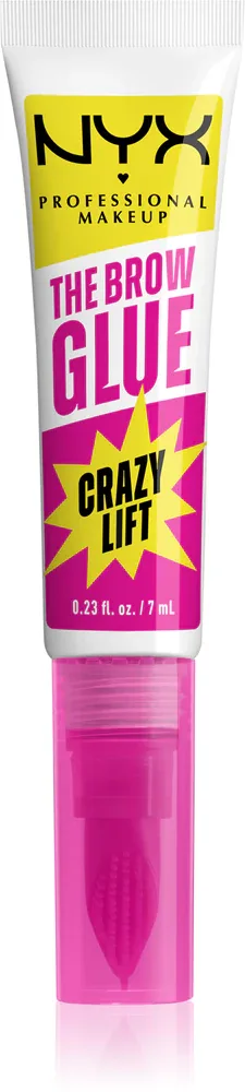 NYX Professional Makeup The Brow Glue Crazy Lift - Долговременный гель для бровей, 7 мл