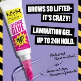 NYX Professional Makeup The Brow Glue Crazy Lift - Долговременный гель для бровей, 7 мл — фото 5