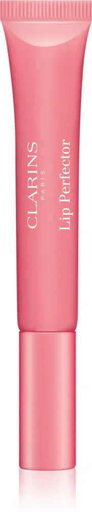 Clarins Lip Perfector Shimmer - Блеск для губ с увлажняющим действием, 12 мл, оттенок 01 Rose Shimmer