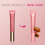 Clarins Lip Perfector Shimmer - Блеск для губ с увлажняющим действием, 12 мл, оттенок 07 Toffee Pink Shimmer — фото 6
