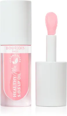 Bourjois Healthy Mix S.O.S Lip Oil - Блеск для губ с увлажняющим действием, 4.5 мл, оттенок 01 Douceur de Rose