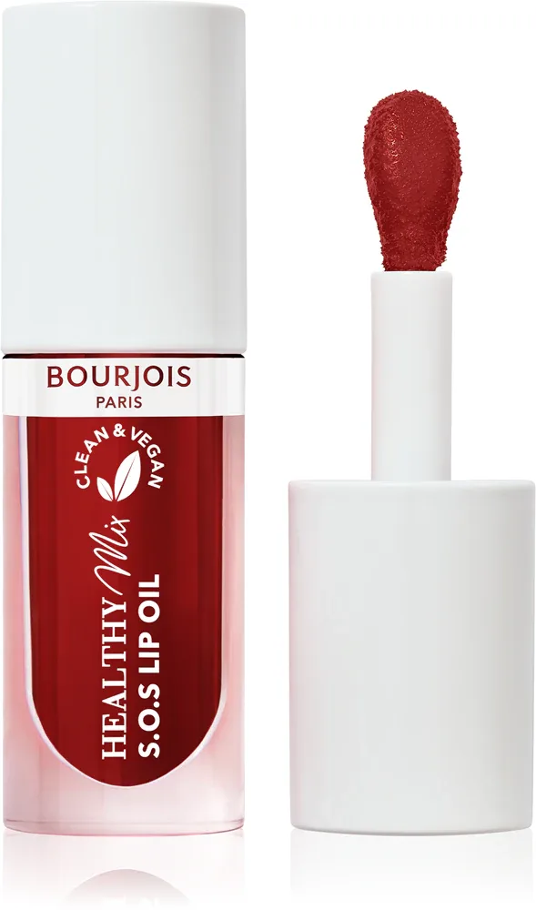 Bourjois Healthy Mix S.O.S Lip Oil - Блеск для губ с увлажняющим действием, 4.5 мл, оттенок 10 Rich Cherry