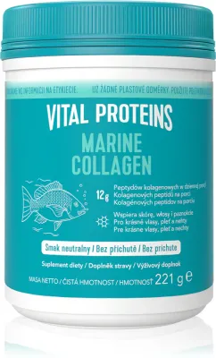 Vital Proteins Marine Collagen - Коллаген морской в порошке Marine Collagen, без вкуса, 221 г, 221 г