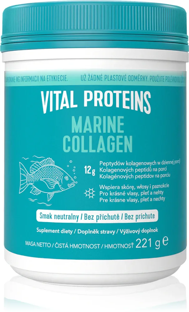 Vital Proteins Marine Collagen - Коллаген морской в порошке Marine Collagen, без вкуса, 221 г, 221 г