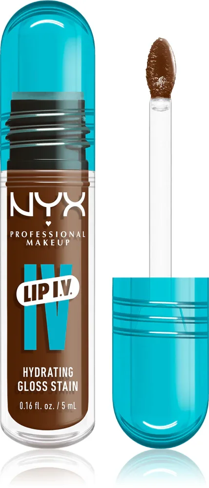 NYX Professional Makeup Lip IV - Длительный блеск для губ с увлажняющим действием, 5 мл, оттенок 04 - COCOA QUENCHI