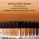 Shiseido Synchro Skin Radiant Lifting Foundation Advanced - Розовое основание с лифтинг-эффектом SPF 30, 30 мл, оттенок 340 Oak — фото 4