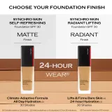 Shiseido Synchro Skin Radiant Lifting Foundation Advanced - Розовое основание с лифтинг-эффектом SPF 30, 30 мл, оттенок 450 Copper — фото 7