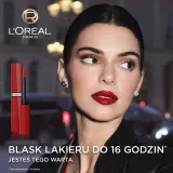 L’Oreal Paris Infaillible Laque Resistance - Долговременная помада в жидкой форме, увлажняющая и придающая блеск, 4.3 мл, оттенок 600 Le Nu Rose — фото 7