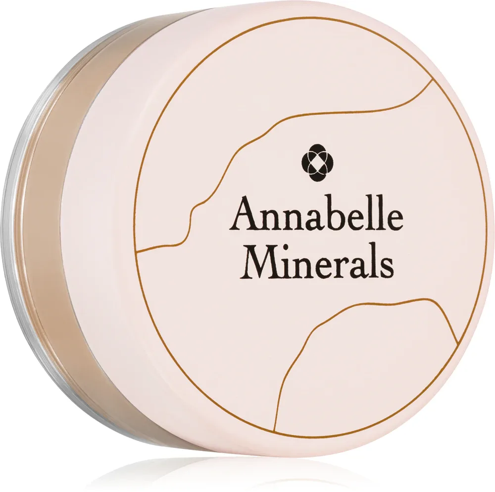 Annabelle Minerals Coverage Mineral Foundation - Минеральный порошковый тональный фонд, придающий идеальный вид, 4 г, оттенок Pure Fair