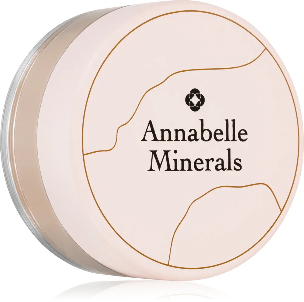 Annabelle Minerals Coverage Mineral Foundation - Минеральный порошковый тональный фонд, придающий идеальный вид, 4 г, оттенок Natural Light