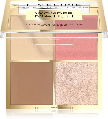 Eveline Cosmetics Wonder Match - Палетка многофункциональная 4 в 1, 10.8 г, оттенок 02