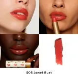 Gucci Gucci Beauty Rouge a Levres Voile - Блестящая помада, 3.5 г, оттенок 505 Janet Rust — фото 3