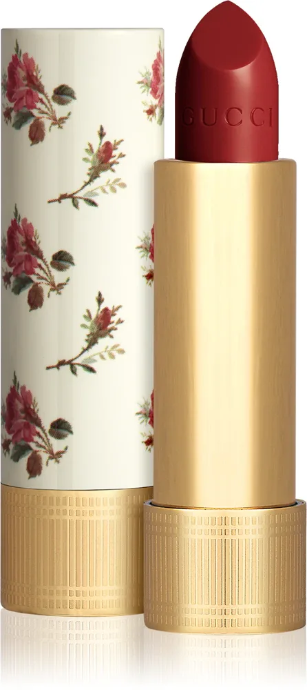 Gucci Gucci Beauty Rouge a Levres Voile - Блестящая помада, 3.5 г, оттенок 502 Eadie Scarlet