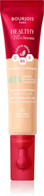 Консилер для лица Bourjois Healthy Mix Serum увлажняющий, среднего покрытия, 13 мл, оттенок 51 Light Vanilla